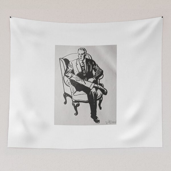 Item preview, Fashion Model Male ink drawing designed and sold by Mike Valentine.