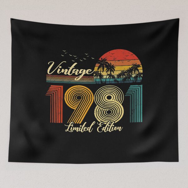 Item preview, Vintage 1981 39th Birthday Awesome Since 1981 Vintage Retro designed and sold by addisong338.