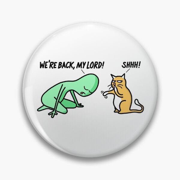 Item preview, Don't let the humans overhear you!  /w alien and cat designed and sold by brigach.