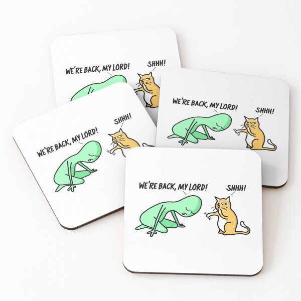 Item preview, Don't let the humans overhear you!  /w alien and cat designed and sold by brigach.
