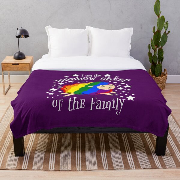 Aperçu de l'œuvre Je suis le mouton arc-en-ciel de la famille créée et vendue par queerappear.