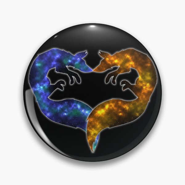 Item preview, Forever & Always Foxes - Galaxy - Blue & Orange designed and sold by Katrina Montgomery.