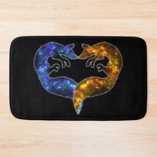 Item preview, Forever & Always Foxes - Galaxy - Blue & Orange designed and sold by Katrina Montgomery.