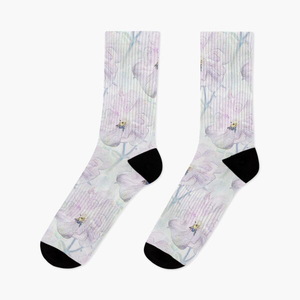 Item preview, Pink Pencil Columbine Flower Seamless designed and sold by VikingVisual.