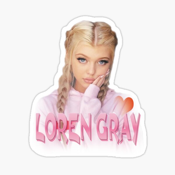 loren gray Sticker