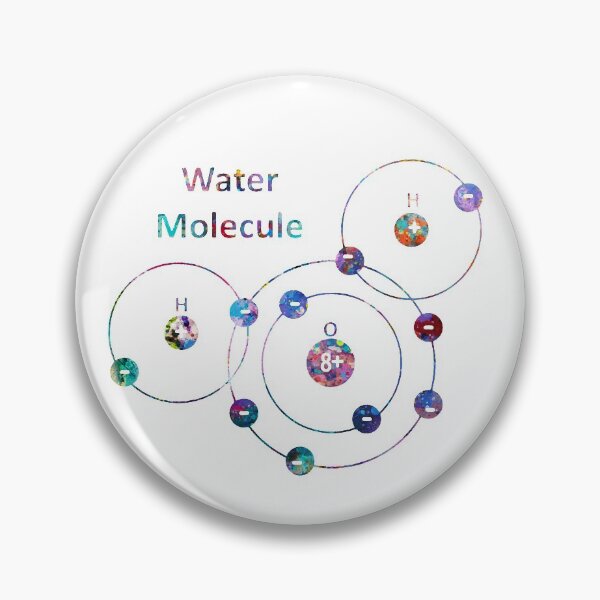 Item preview, Water Molecule Formula designed and sold by EvasDreams.