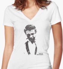 Steve McQueen T-shirt col V femme