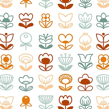 Vorschaubild zum Design Moderne Blumen - Rost von movezerb