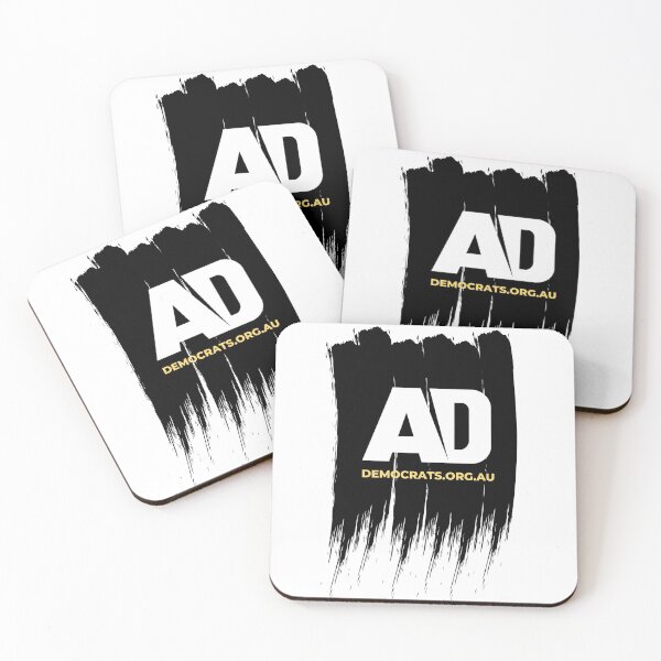 Item preview, AD Logo Black and Yellow Paint designed and sold by Australian Democrats.