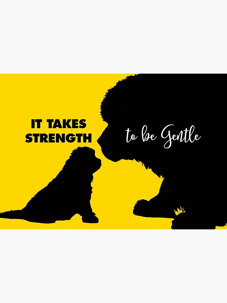 It Takes Strength Newfie Face Mask by itsmechris