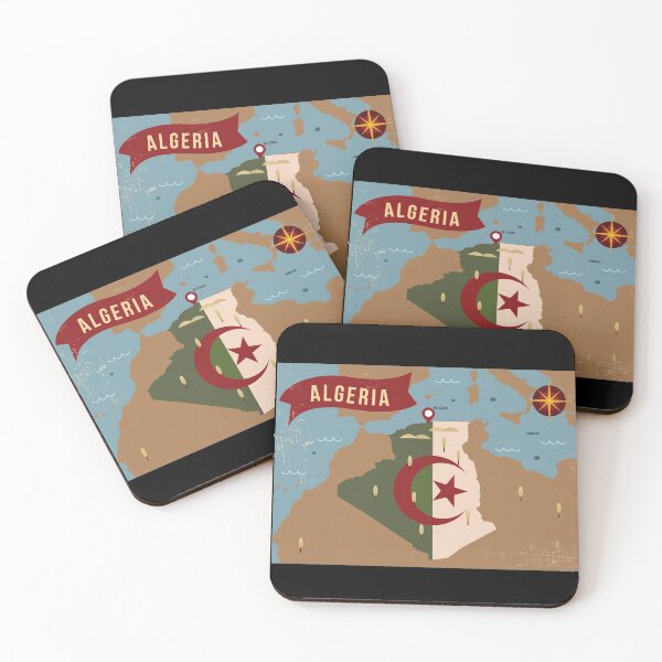 Item preview, Algeria map designed and sold by Seb-Sk93.