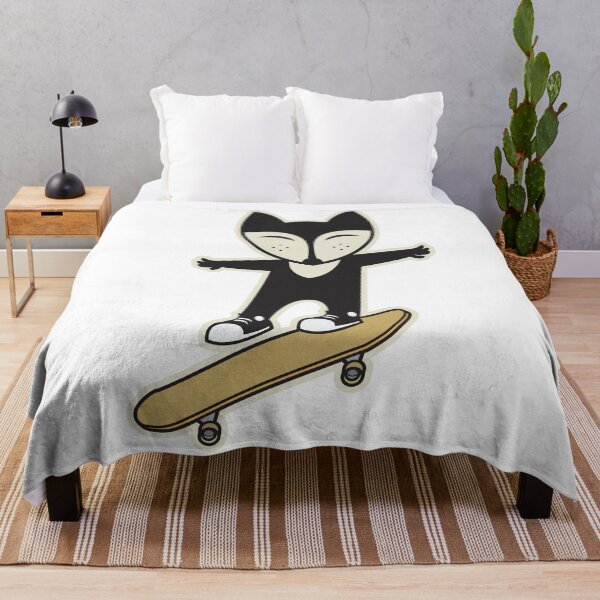 Item preview, Fox riding a skateboard designed and sold by studio838.