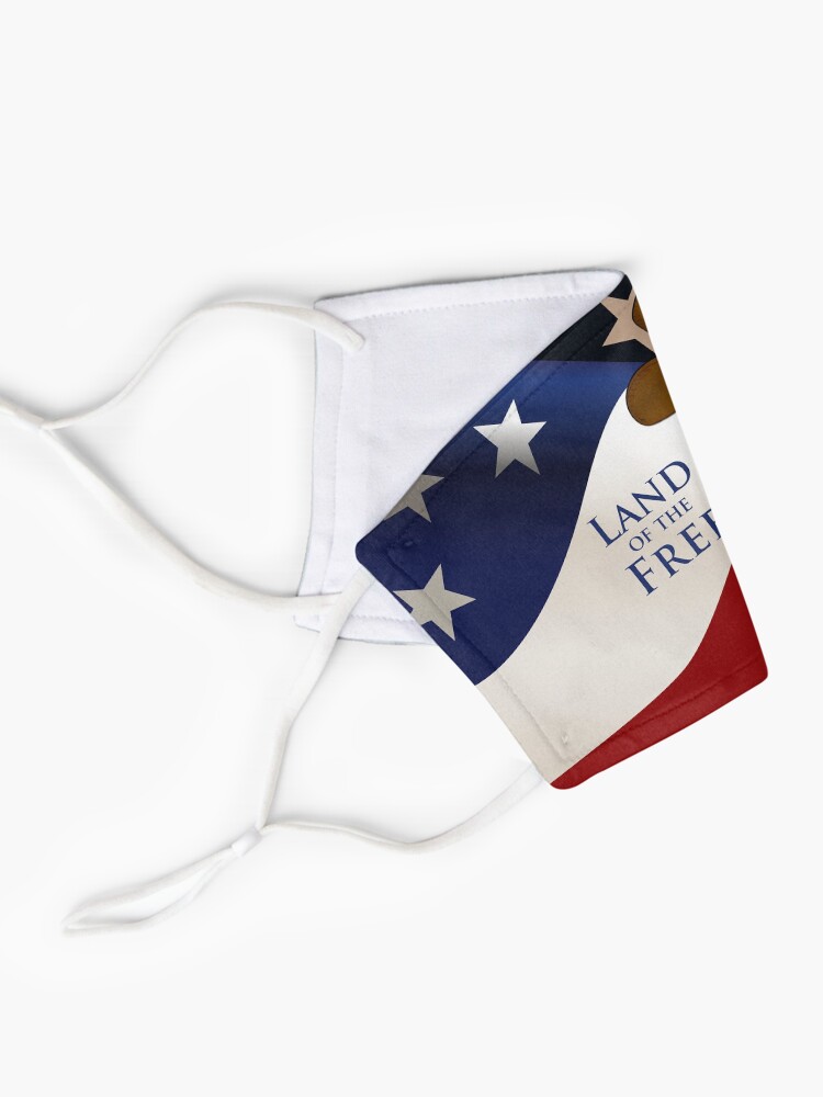 Alternate view of USA Face Mask Mask
