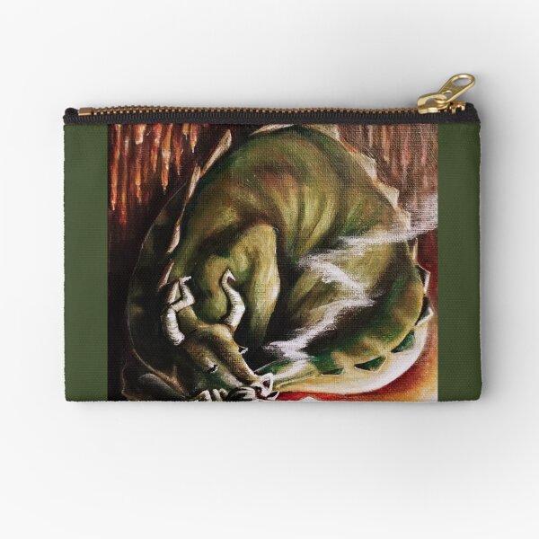 Let Sleeping Dragons Lie Zipper Pouch