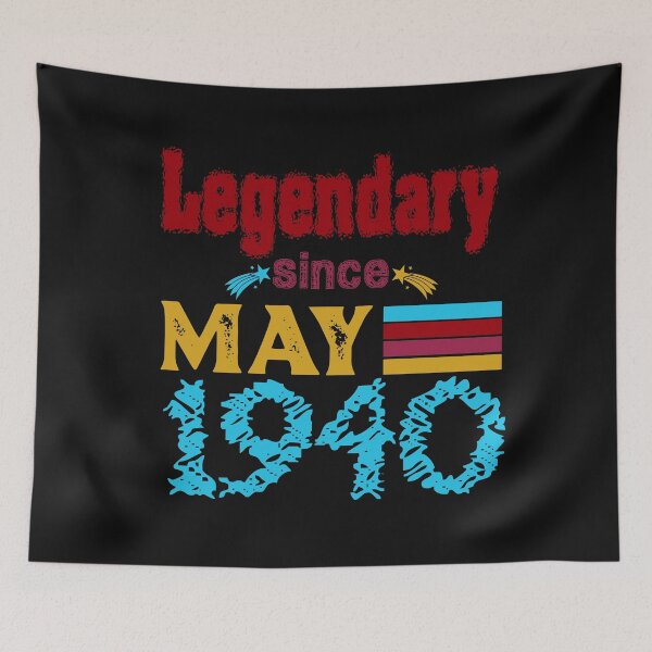 Item preview, Legendary Since May 1940: Funny 80th Birthday Gift Idea. designed and sold by cutitoutsir.