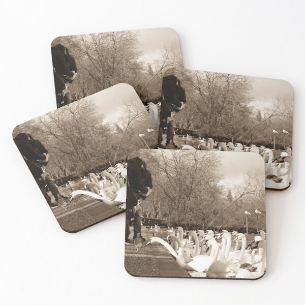 Item preview, Tourists feeding the swans in Windsor, England, UK designed and sold by santoshputhran.
