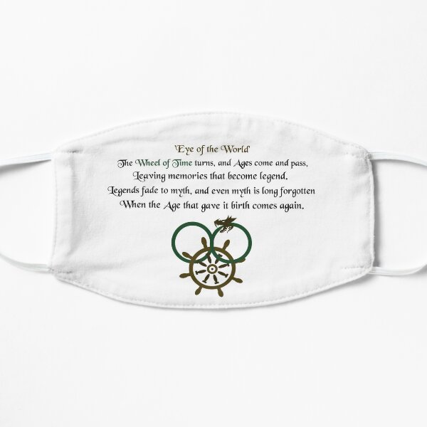 Thus Spins the Wheel of Time Flat Mask