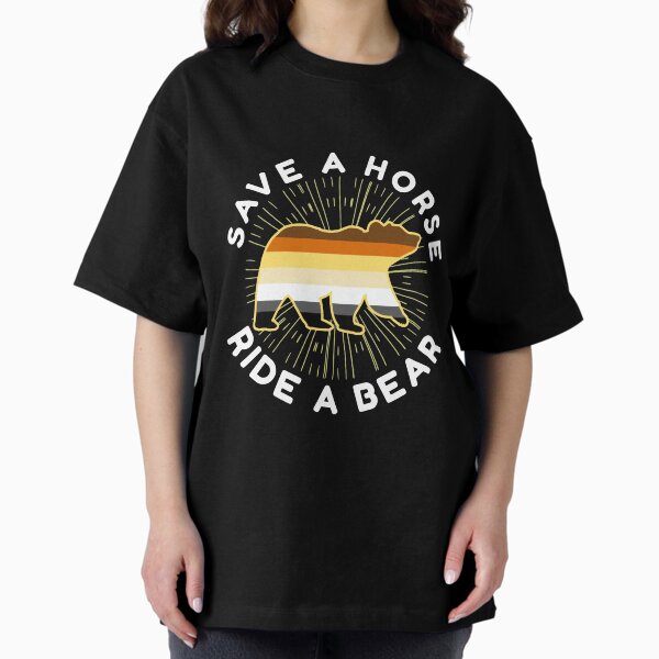 Item preview, Save A Horse Ride A Bear For Gay Pride Month designed and sold by queerappear.