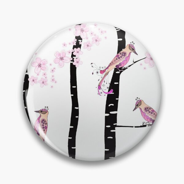 Item preview, JAPANESE LOVE BIRDS - SPRING designed and sold by SunlightStudios.