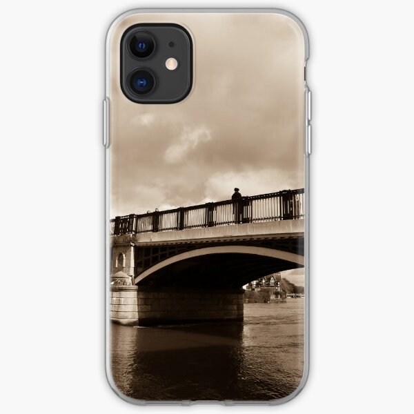 Bridge on river Thames in Windsor, UK iPhone Soft Case