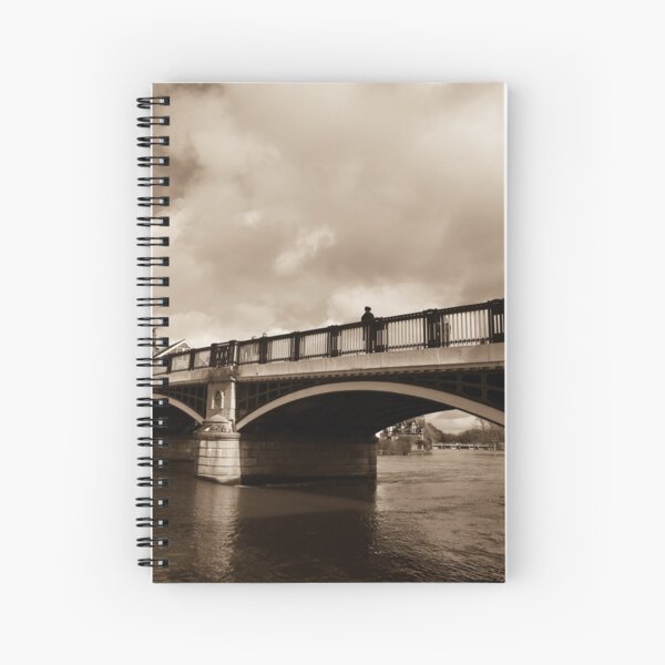 Bridge on river Thames in Windsor, UK Spiral Notebook