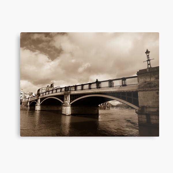 Bridge on river Thames in Windsor, UK Metal Print
