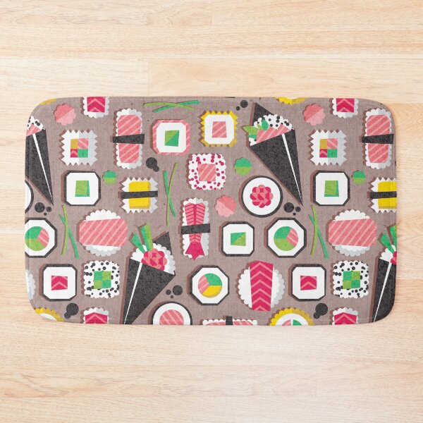 Item preview, Paper cut geo sushi // brown taupe background designed and sold by SelmaCardoso.