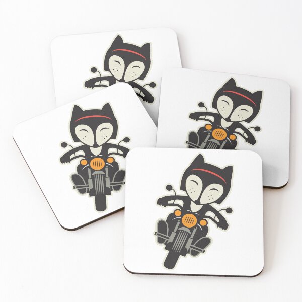 Item preview, Fox Biker riding a motorcycle designed and sold by studio838.