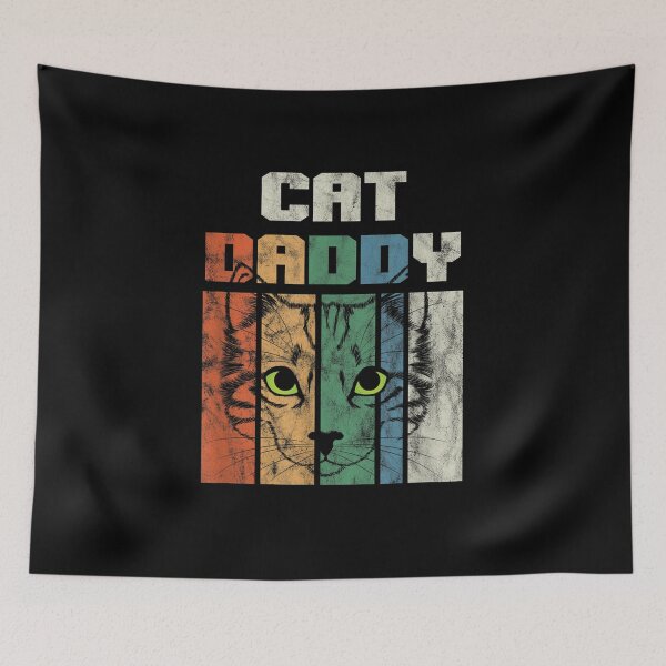 Item preview, Cat Daddy Best Cat Dad Cool Kitten Lover Vintage designed and sold by addisong338.