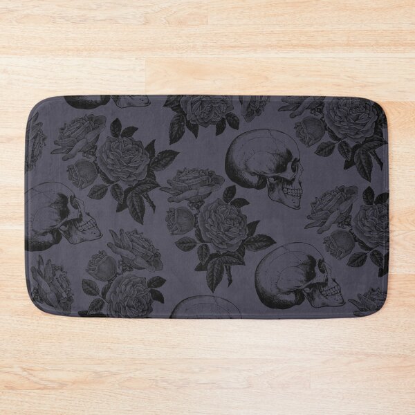 Item preview, Skulls And Roses • Purple • Romantic Goth designed and sold by Rike Mayer.