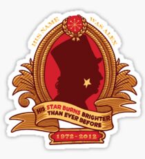 His Star-Burns Bright Sticker