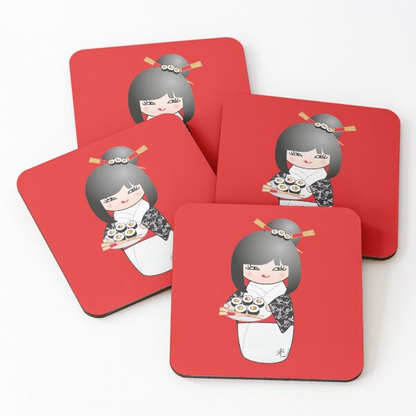 Item preview, Kokeshi Sushi designed and sold by Pendientera.
