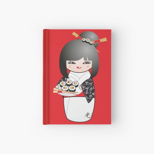 Kokeshi Sushi Cuaderno de tapa dura