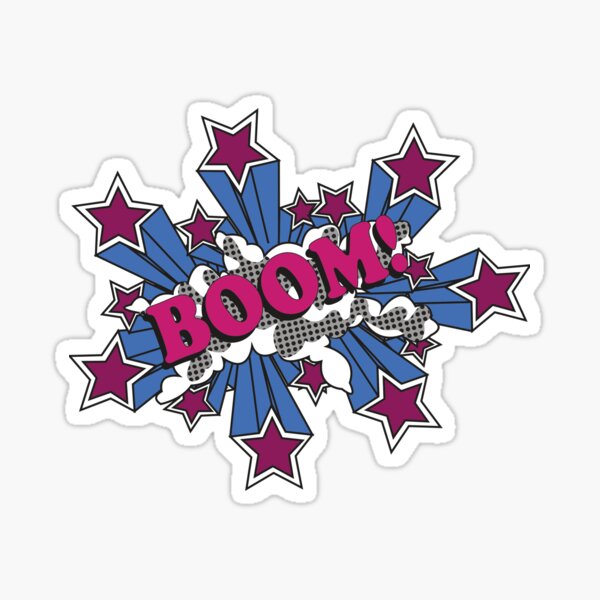 Pop art madness! Sticker