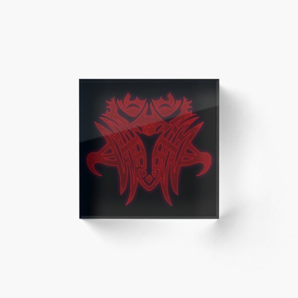 Emet Selch glyph Acrylic Block