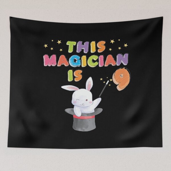 Item preview, This Magician Is 9 Years Old Kid 9th Birthday Rabbit product designed and sold by Grabitees.