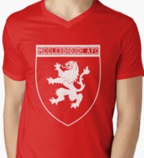middlesbrough afc Men's V-Neck T-Shirt