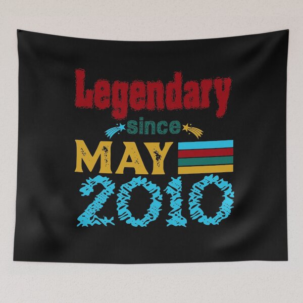 Item preview, Legendary Since May 2010: Funny 10th Birthday Gift Idea. designed and sold by cutitoutsir.
