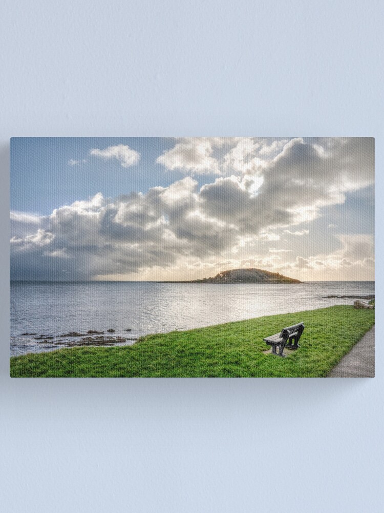 Alternate view of St George's Island, Looe - Winter Canvas Print