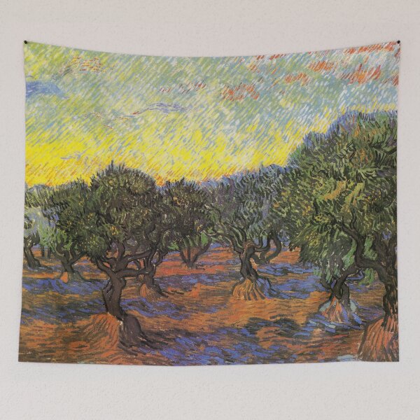 Item preview, Olive Orchard, mid-June, 1889, Gogh, Vincent van designed and sold by Irina Polyanskaya.