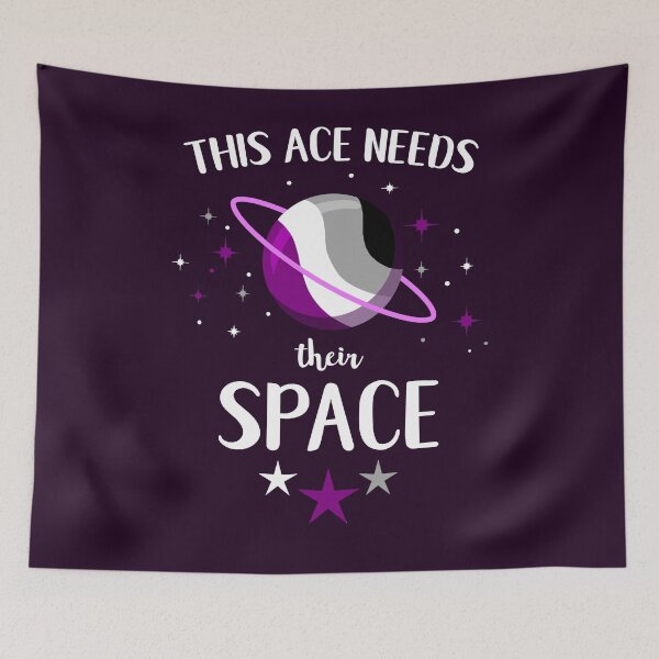 Item preview, This Ace Needs Their Space For Aromantic Asexuals designed and sold by queerappear.