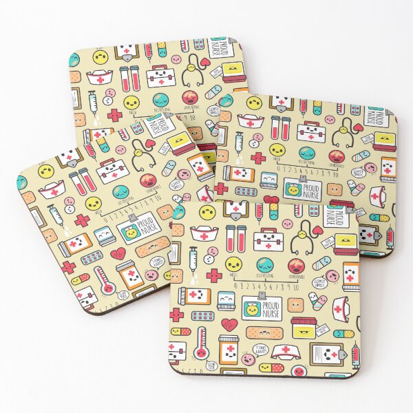 Item preview, "Proud to be a Nurse" Pattern - Ivory designed and sold by jsongdesign.
