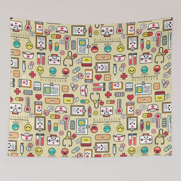 Item preview, "Proud to be a Nurse" Pattern - Ivory designed and sold by jsongdesign.