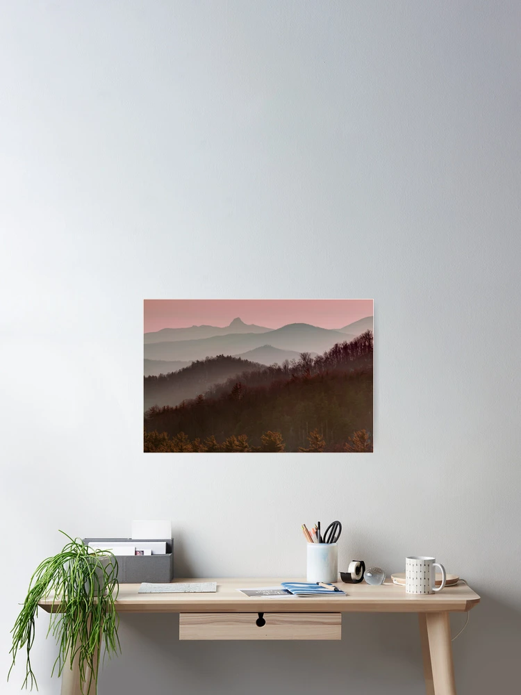 Thumbnail 2 of 3, Poster, Blue Ridge Sunset designed and sold by RayDevlin.
