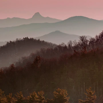 Artwork thumbnail, Blue Ridge Sunset by RayDevlin