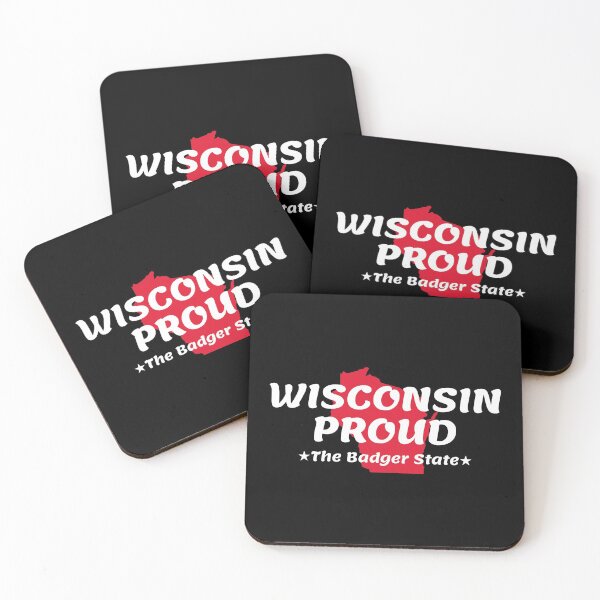 Item preview, Wisconsin Proud State Motto The Badger State print designed and sold by jakehughes2015.