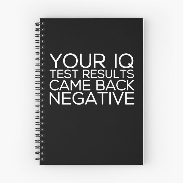 Item preview, IQ Test Results (for dark apparel) designed and sold by chuckirina.