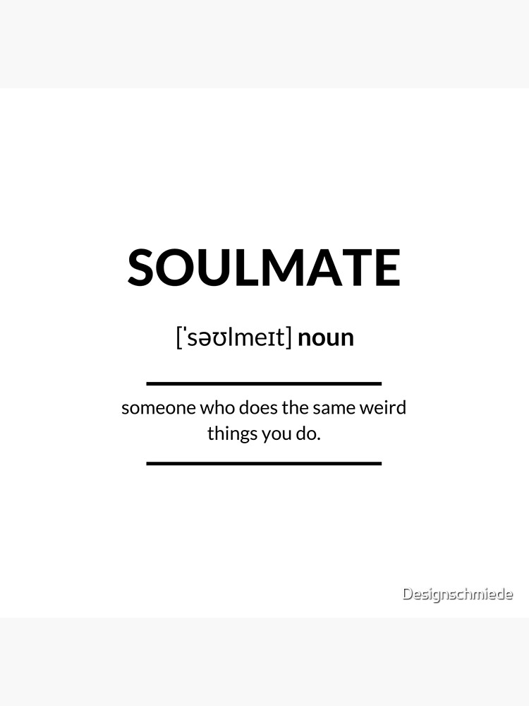 soulmate-definition-dictionary-collection-poster-by-designschmiede