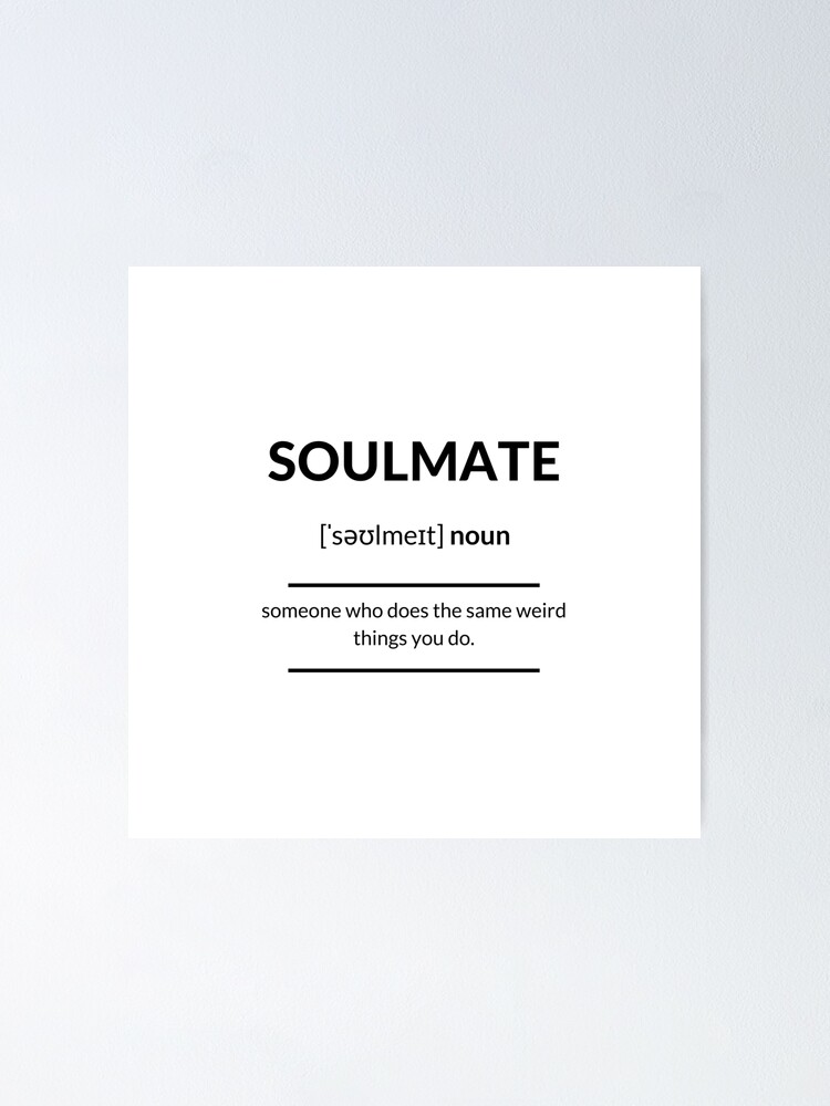 soulmate-definition-dictionary-collection-poster-by-designschmiede