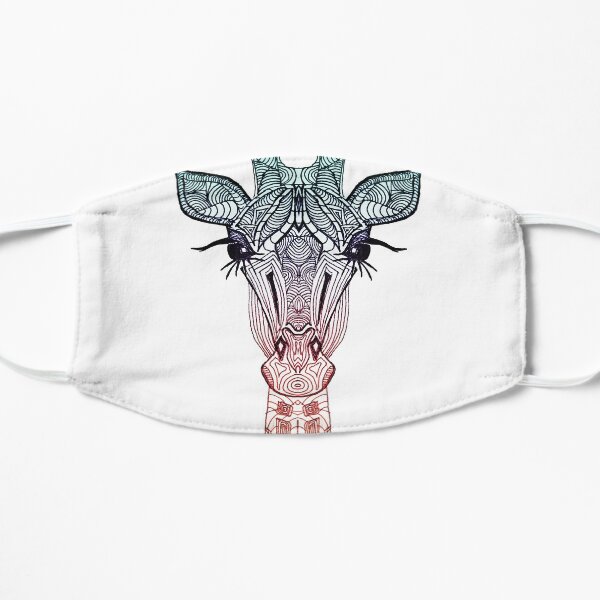 GIRAFFE by Monika Strigel Flat Mask